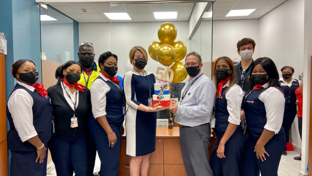 CAP celebrates 50th Anniversary of American Airlines connecting Curaçao with the US!