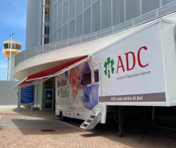 Mobile Covid Test Center now available at the Curaçao International Airport