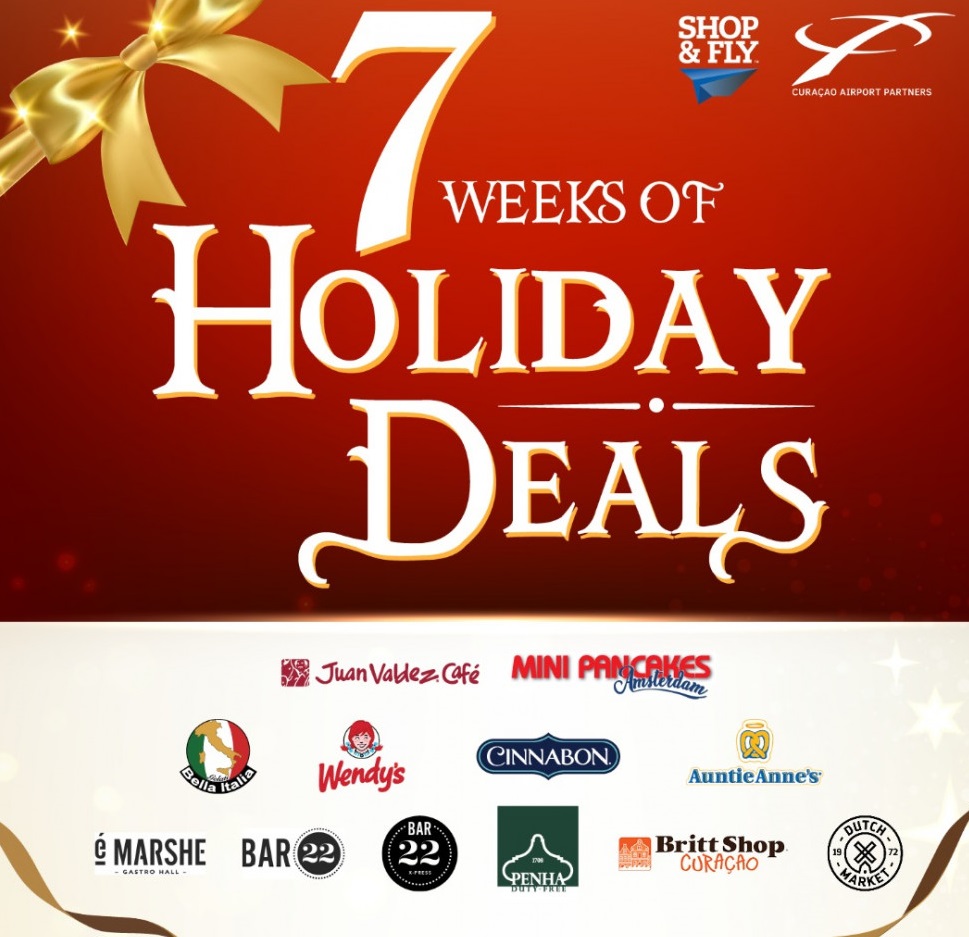 Curaçao Airport Partners rings in the Holiday Season with 7 Weeks of Holiday Deals!