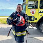 Employee of Curaçao National Airport at the Airport Safety & Security Week